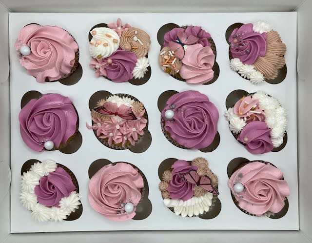 Custom decorated cookies and cupcakes by Sweet Joy by Lily