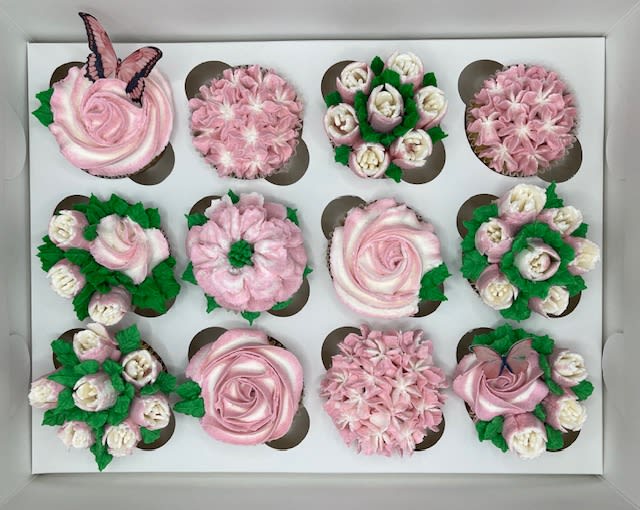 Custom decorated cookies and cupcakes by Sweet Joy by Lily