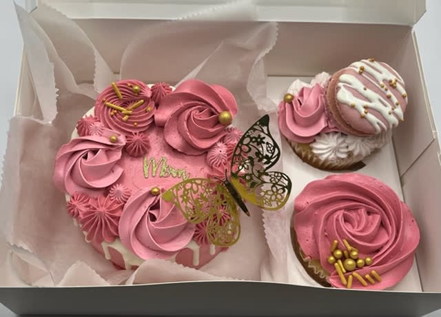 Custom decorated cookies and cupcakes by Sweet Joy by Lily