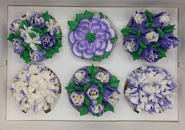 Custom decorated cookies and cupcakes by Sweet Joy by Lily