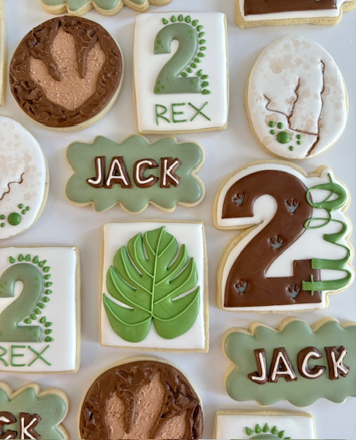 Custom decorated cookies and cupcakes by Sweet Joy by Lily
