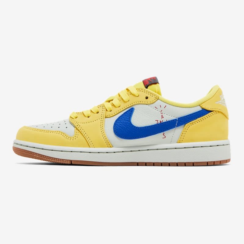Air Jordan 1 Low Yellow/Blue hover