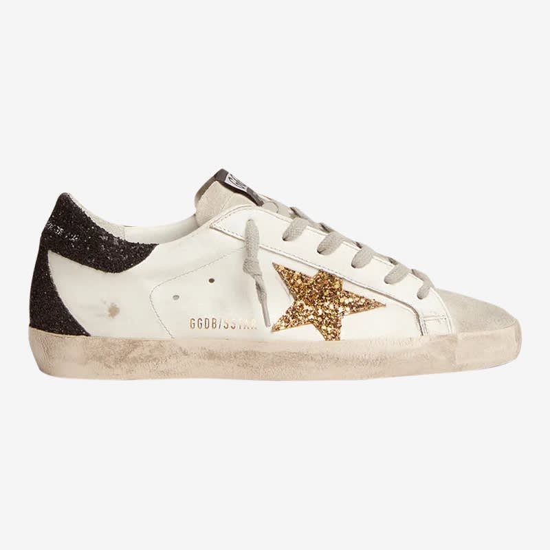 Super Star White/Gold Glitter