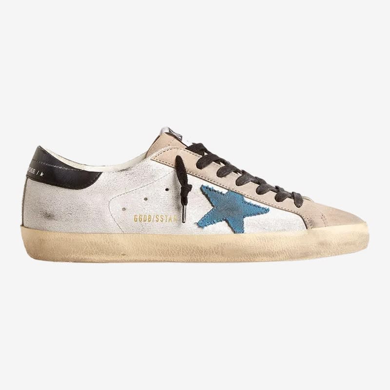 Super Star White/Blue Star