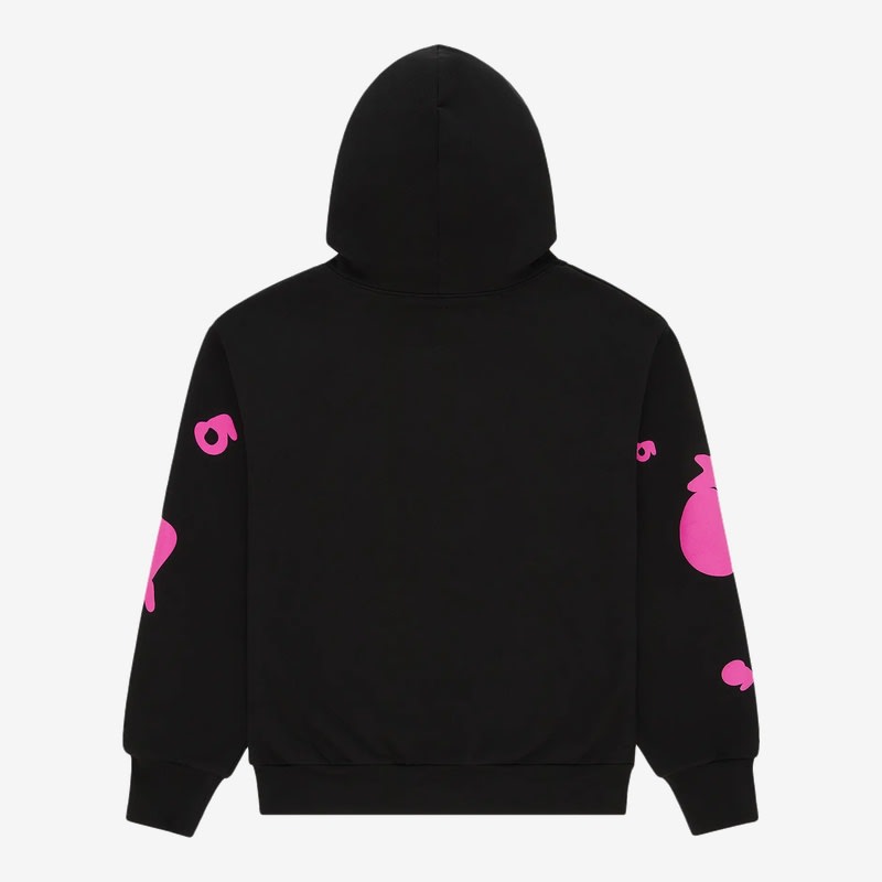 555 Hoodie Black/Pink hover