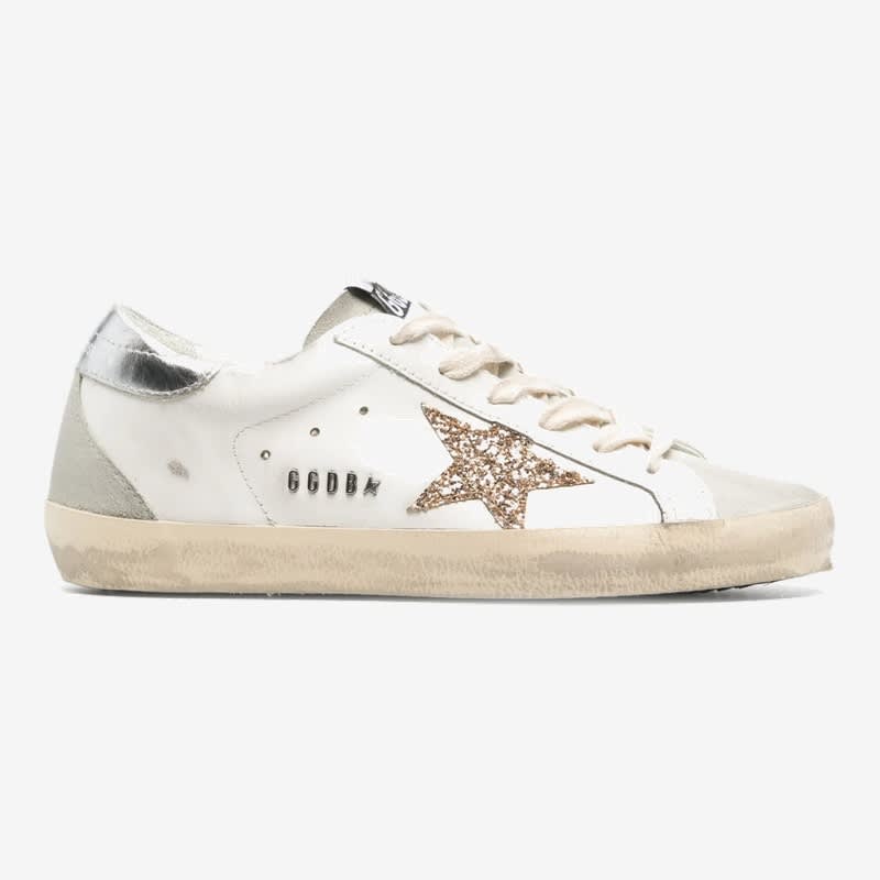 Super Star White/Gold Glitter