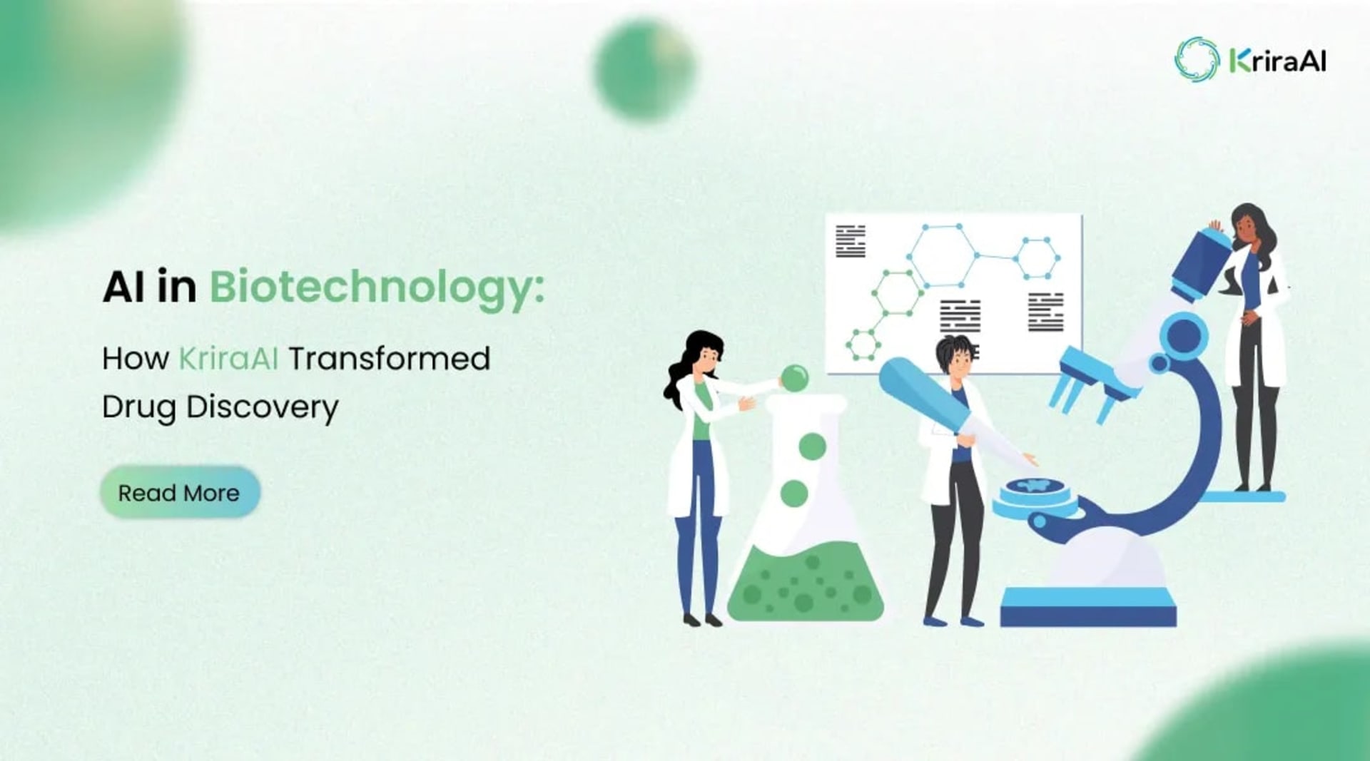 AI in Biotechnology: How KriraAI Transformed Drug Discovery