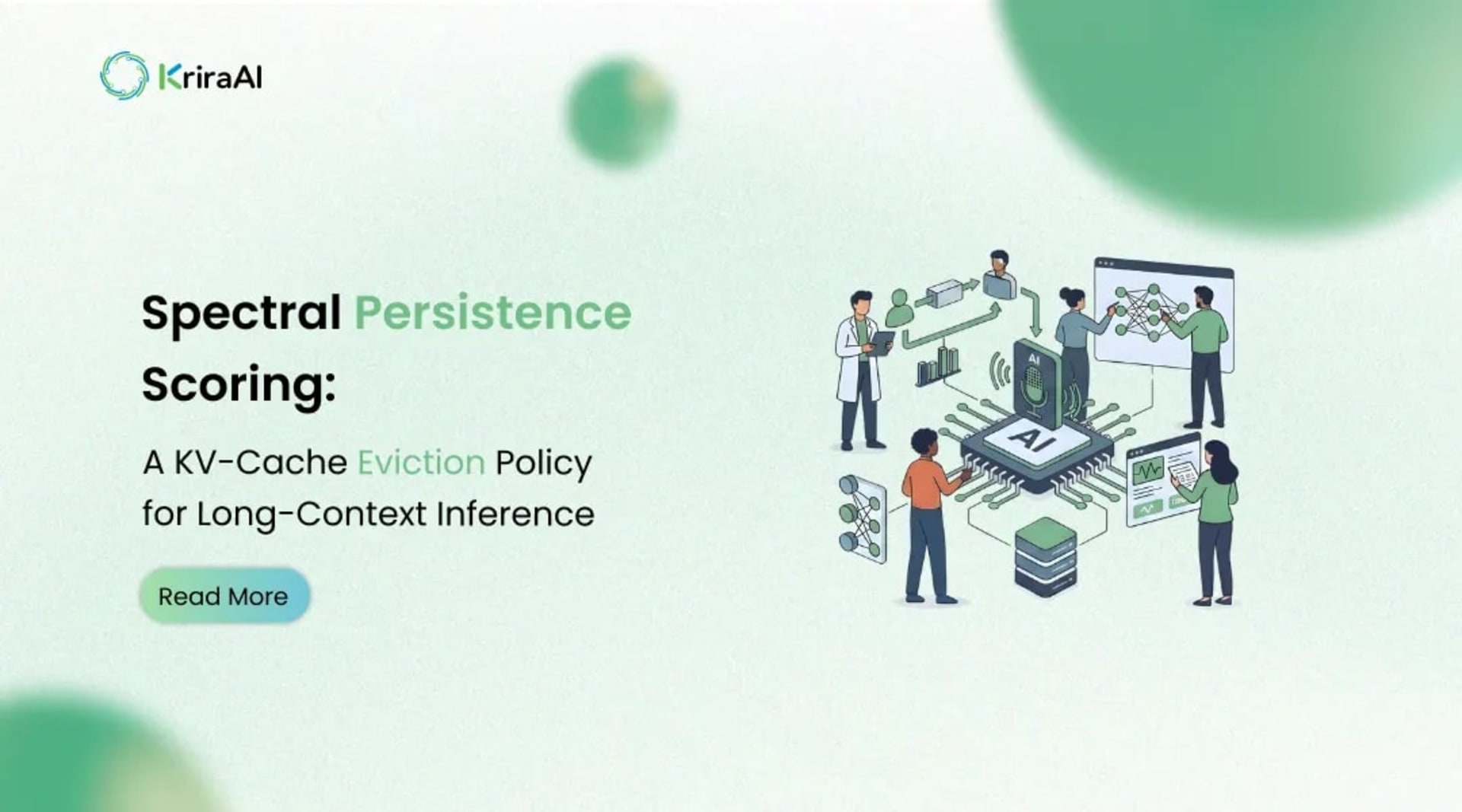 Spectral Persistence Scoring: A KV-Cache Eviction Policy for Long-Context Inference