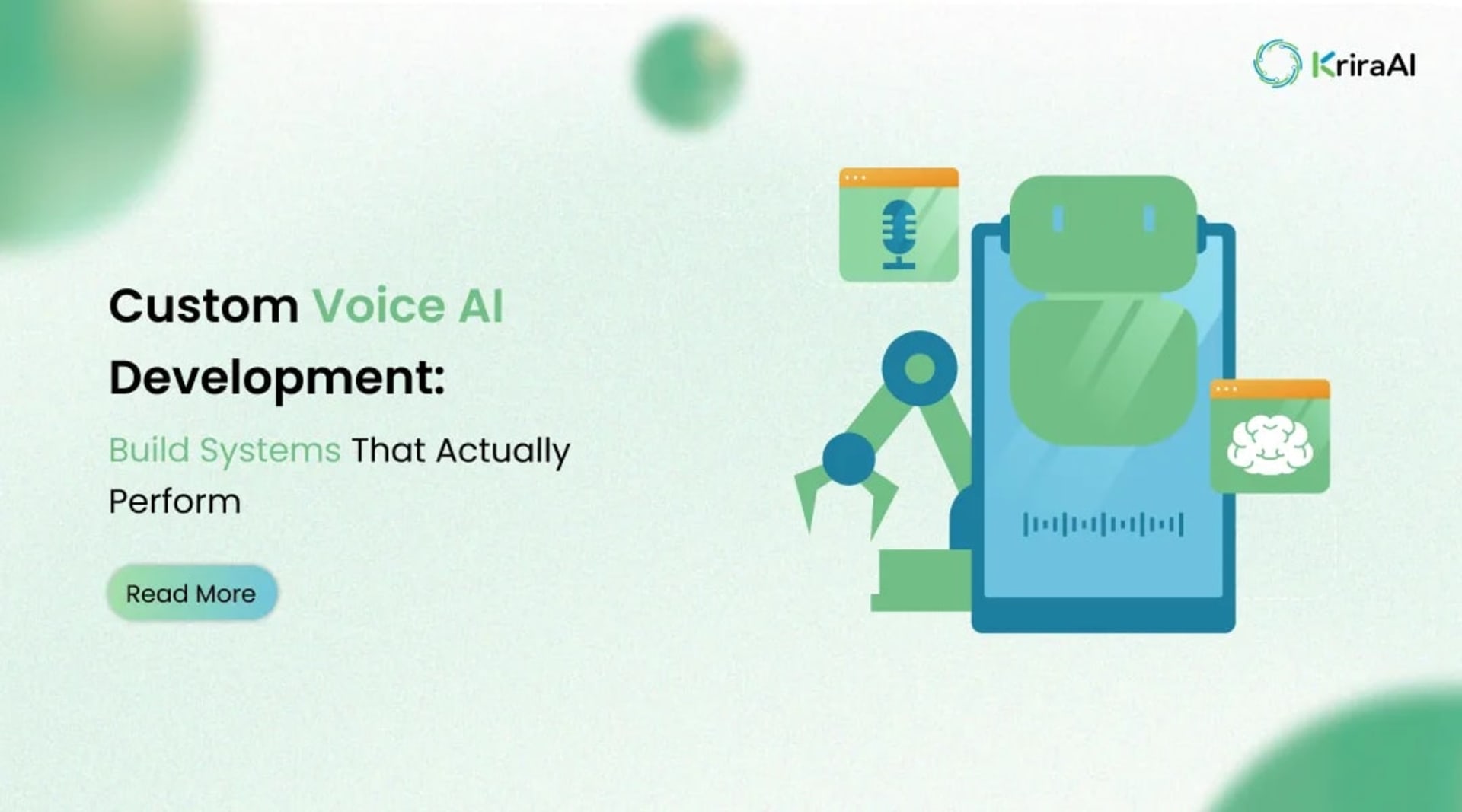 Custom Voice AI Development: Build Systems That Actually Perform