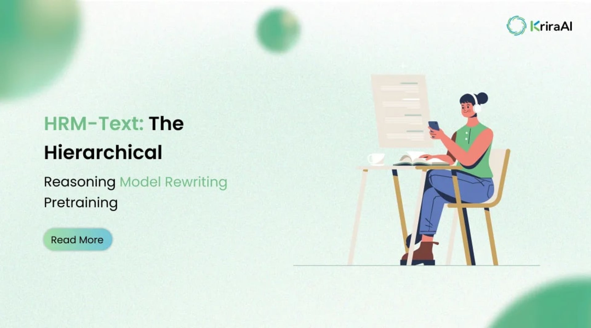 HRM-Text: The Hierarchical Reasoning Model Rewriting Pretraining