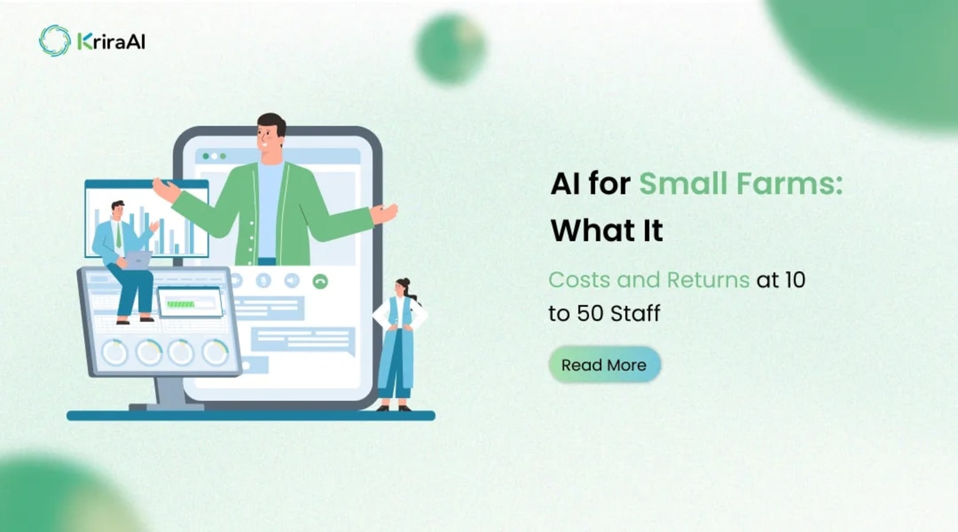 AI for Small Farms: What It Costs and Returns at 10 to 50 Staff