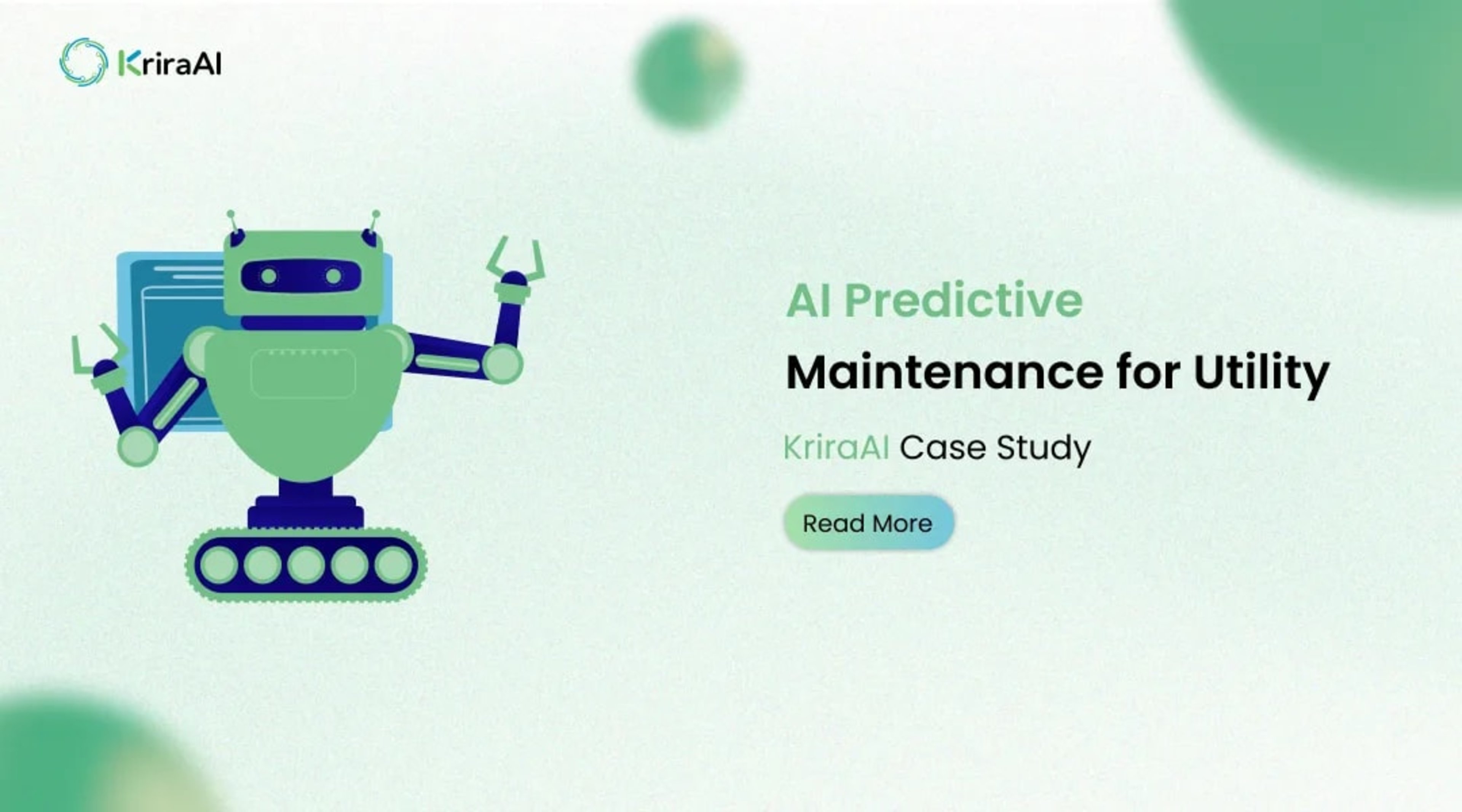 AI Predictive Maintenance for Utility Grids: KriraAI Case Study