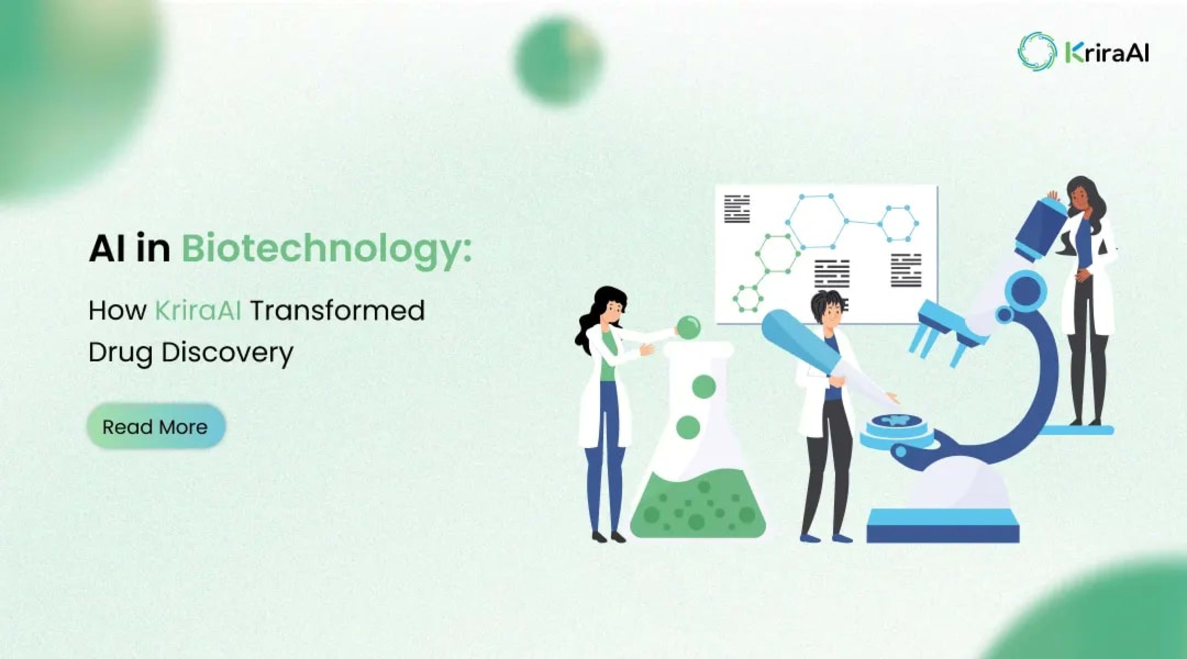 AI in Biotechnology: How KriraAI Transformed Drug Discovery
