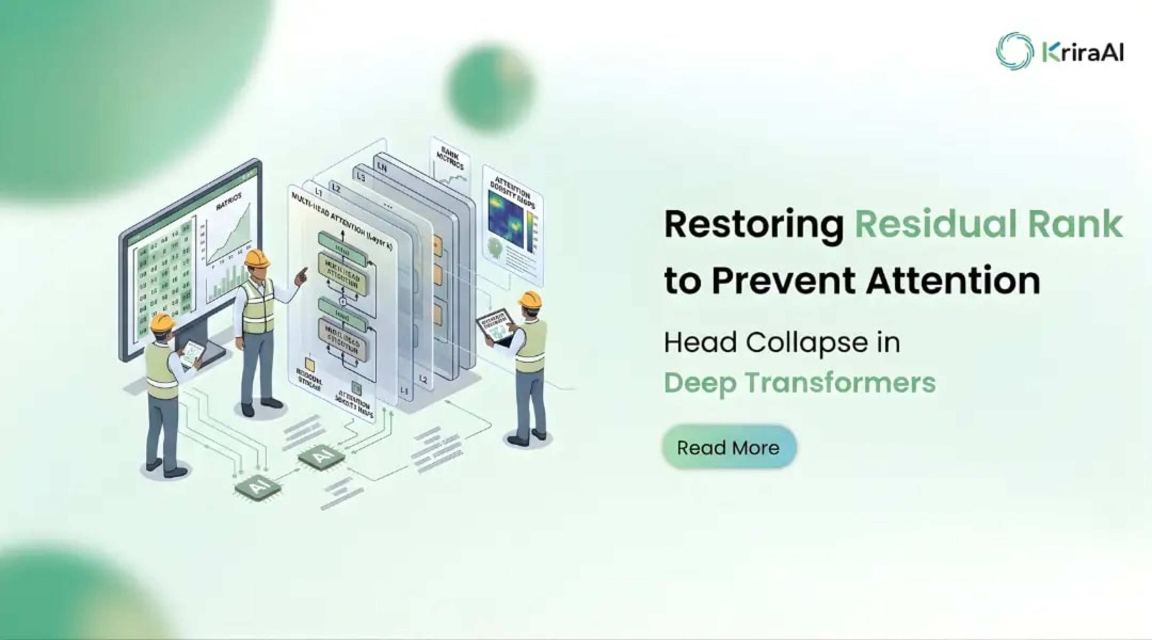 Restoring Residual Rank to Prevent Attention Head Collapse in Deep Transformers