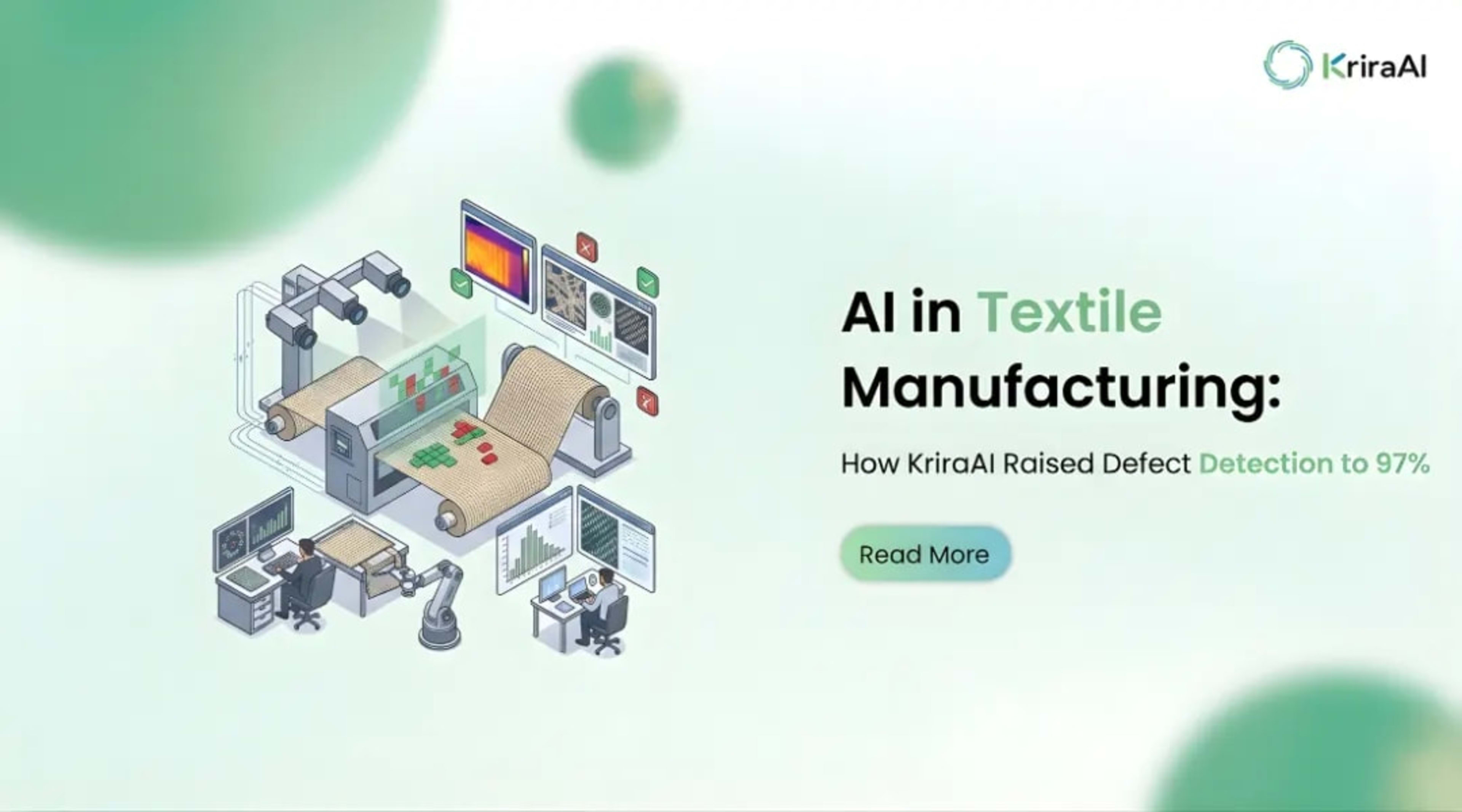 AI in Textile Manufacturing: How KriraAI Raised Defect Detection to 97%