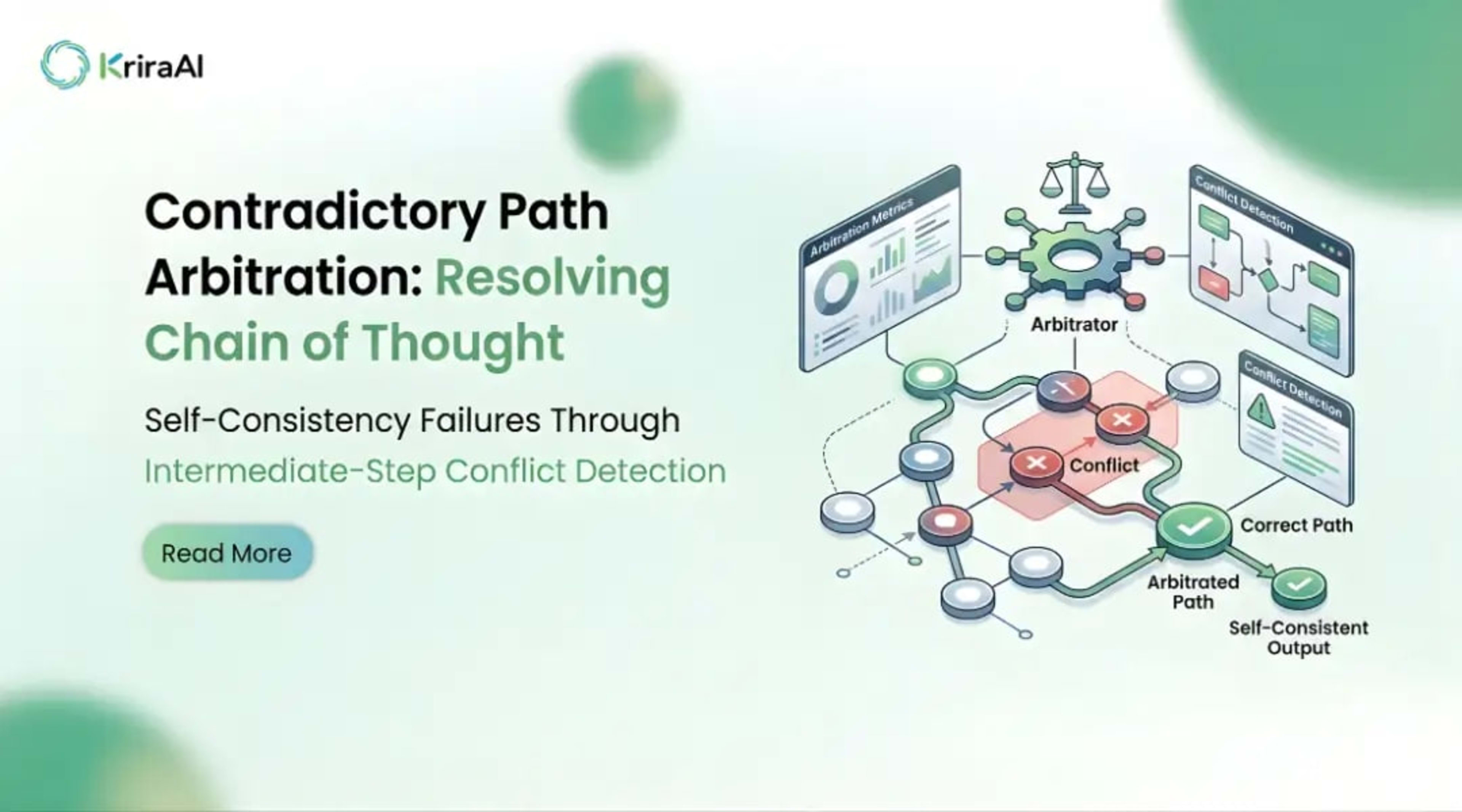 Contradictory Path Arbitration: Resolving Chain of Thought Self-Consistency Failures Through Intermediate-Step Conflict Detection