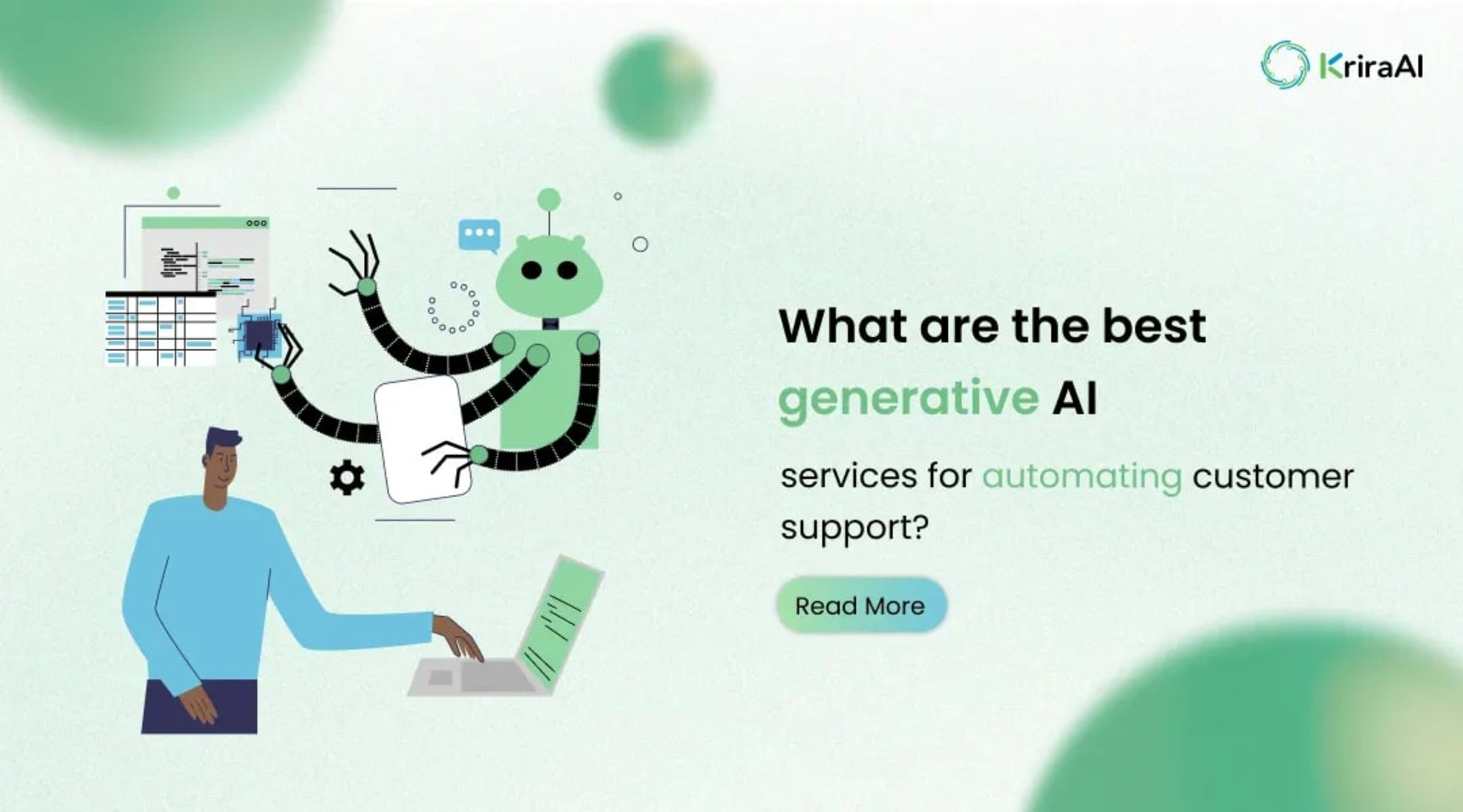 What are the best generative AI services for automating customer support?