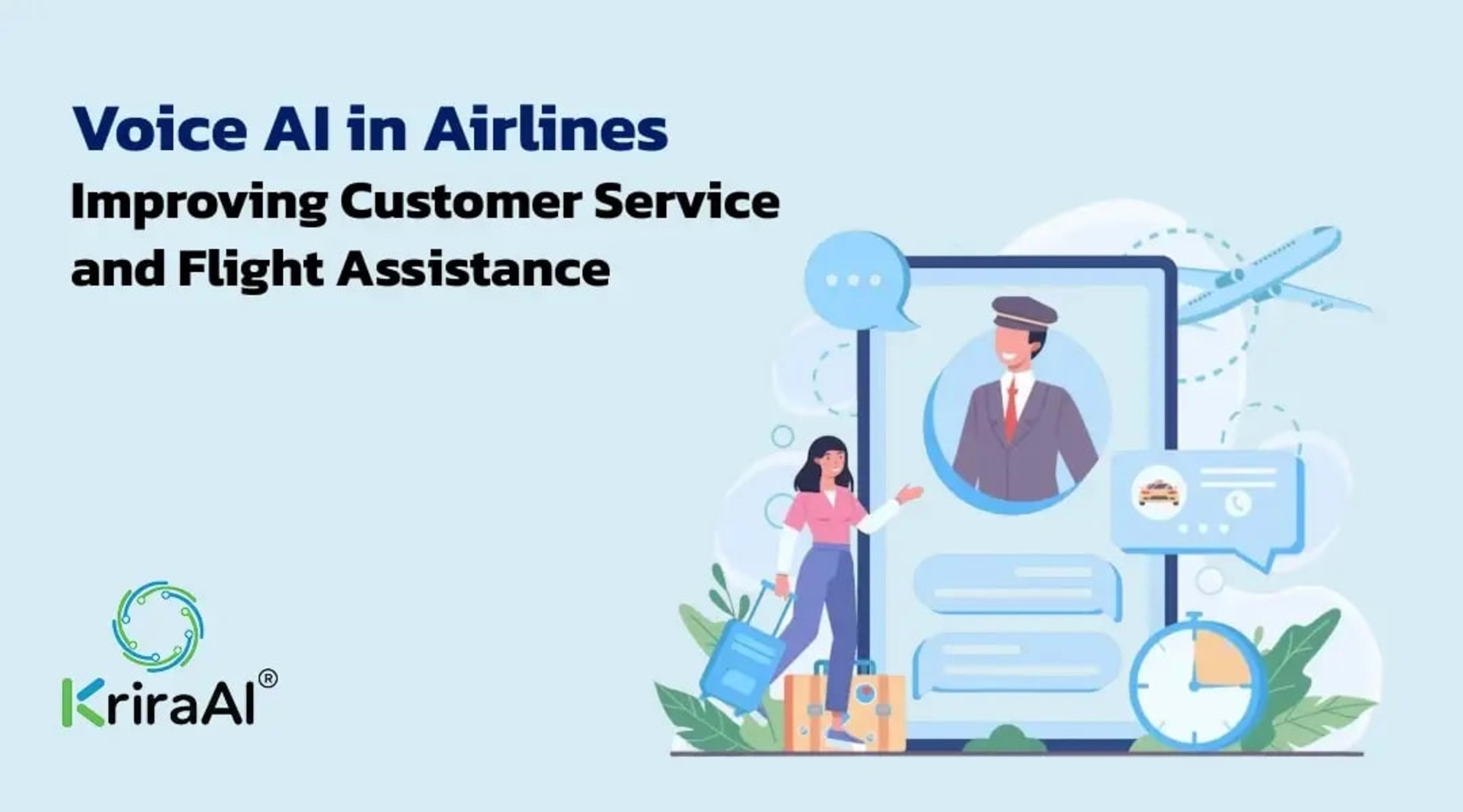 Voice AI in Airlines: Improving Customer Service and Flight Assistance
