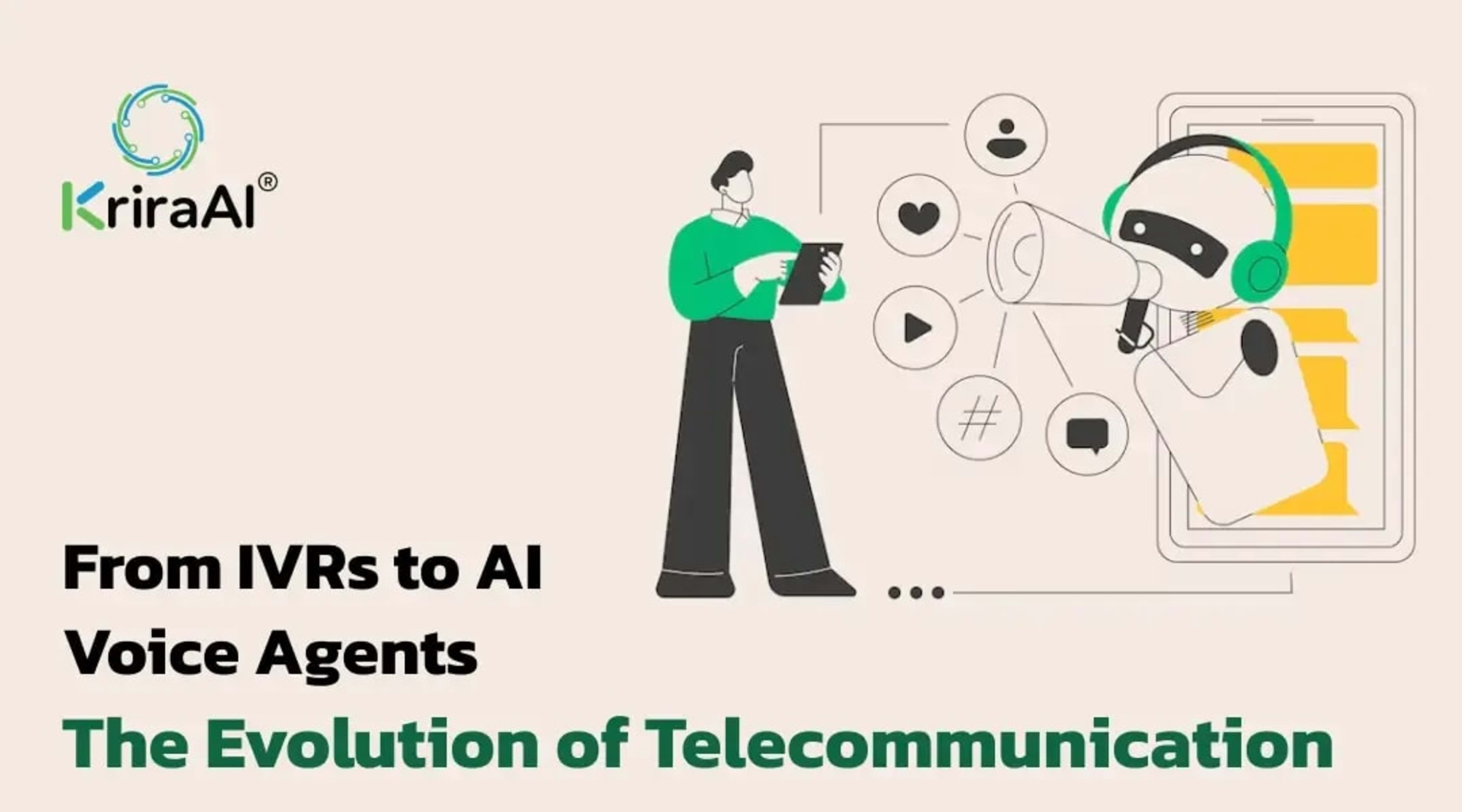From IVRs to AI Voice Agents: The Evolution of Telecommunication