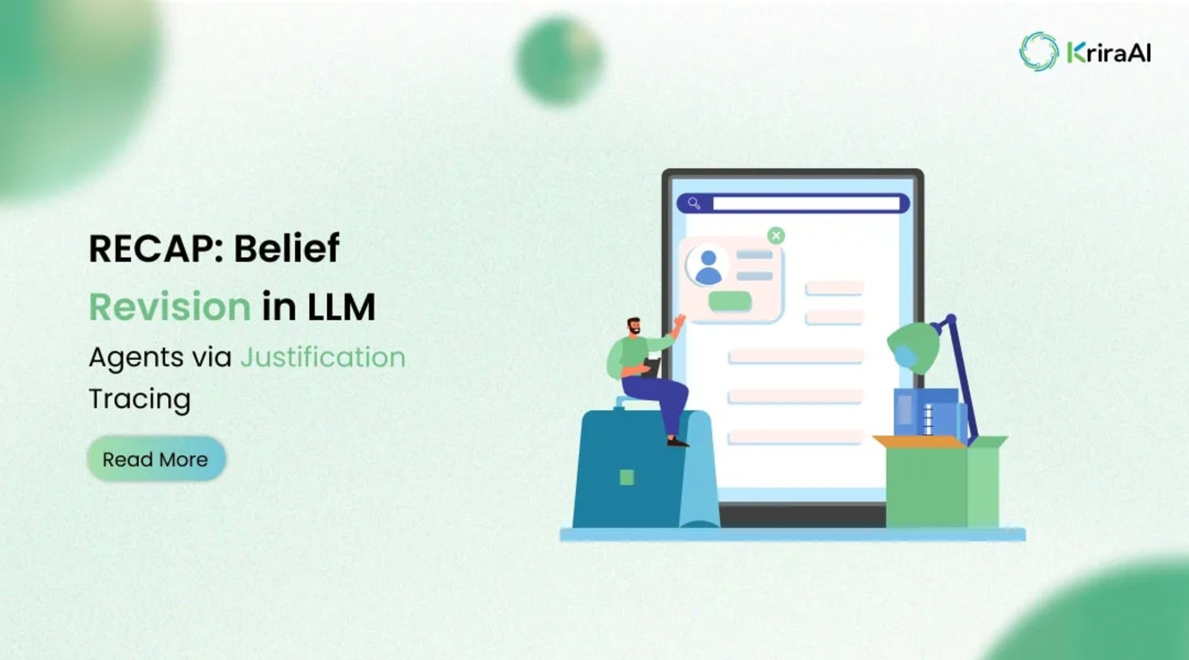 RECAP: Belief Revision in LLM Agents via Justification Tracing