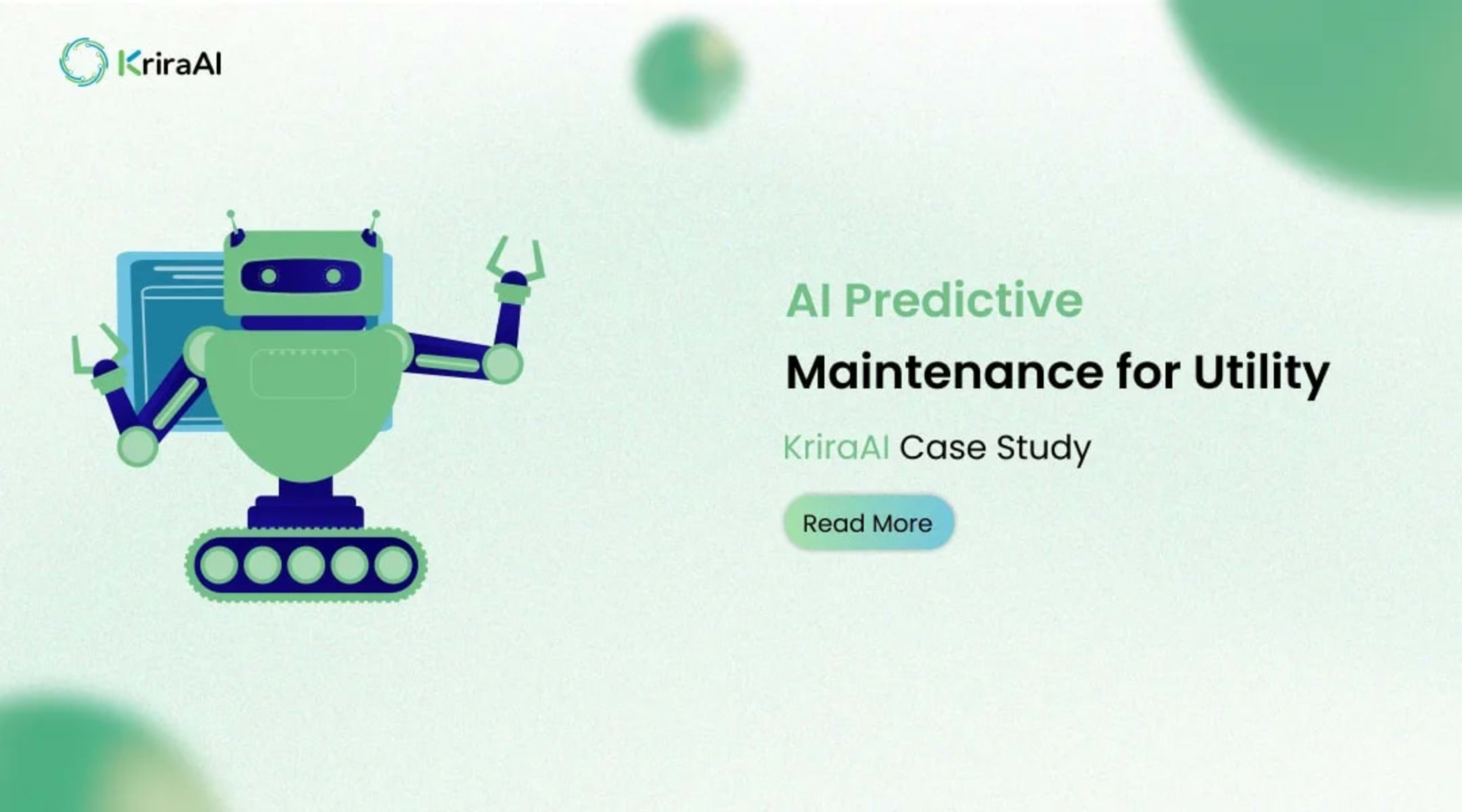 AI Predictive Maintenance for Utility Grids: KriraAI Case Study