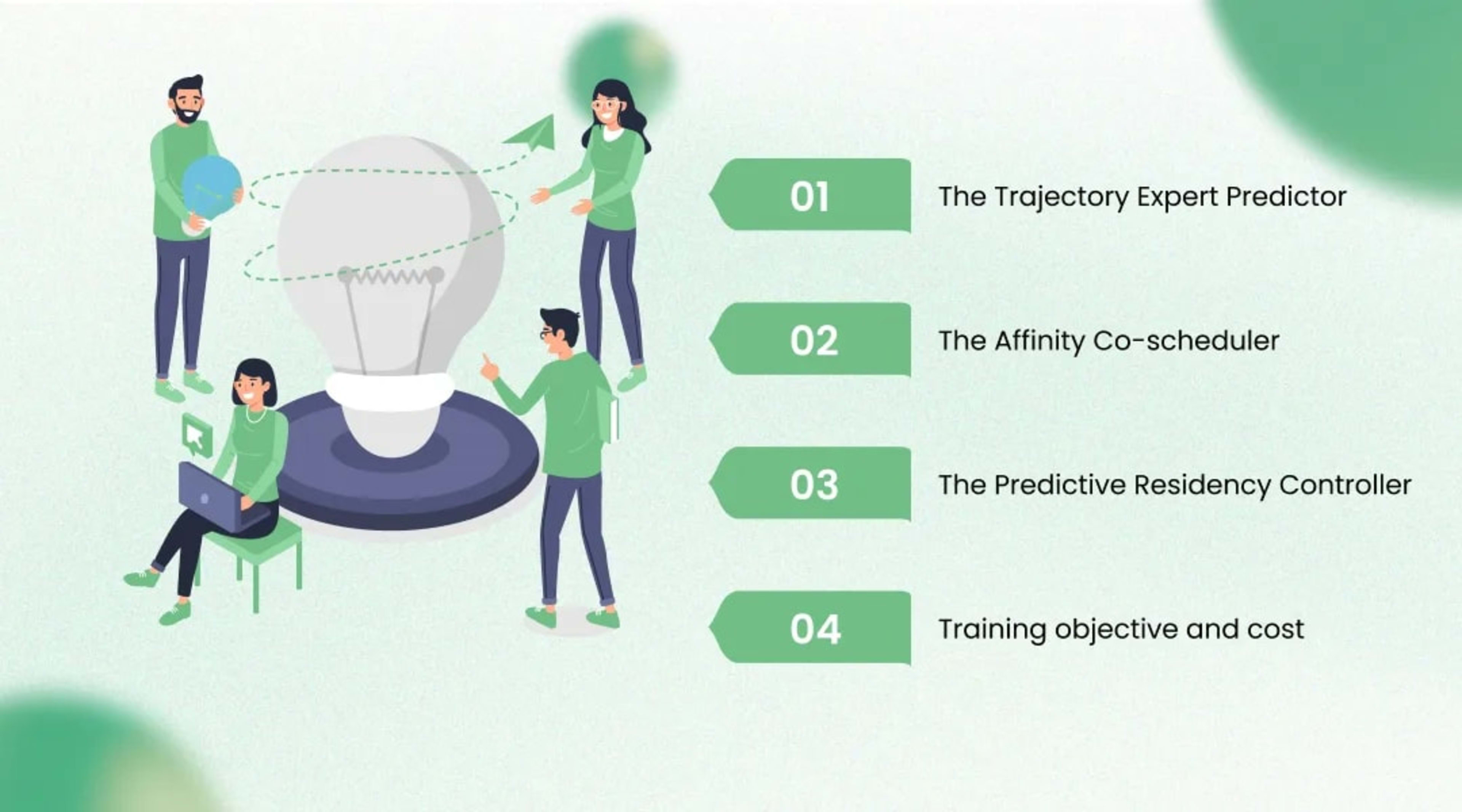 PEARL predictive expert affinity and residency lookahead