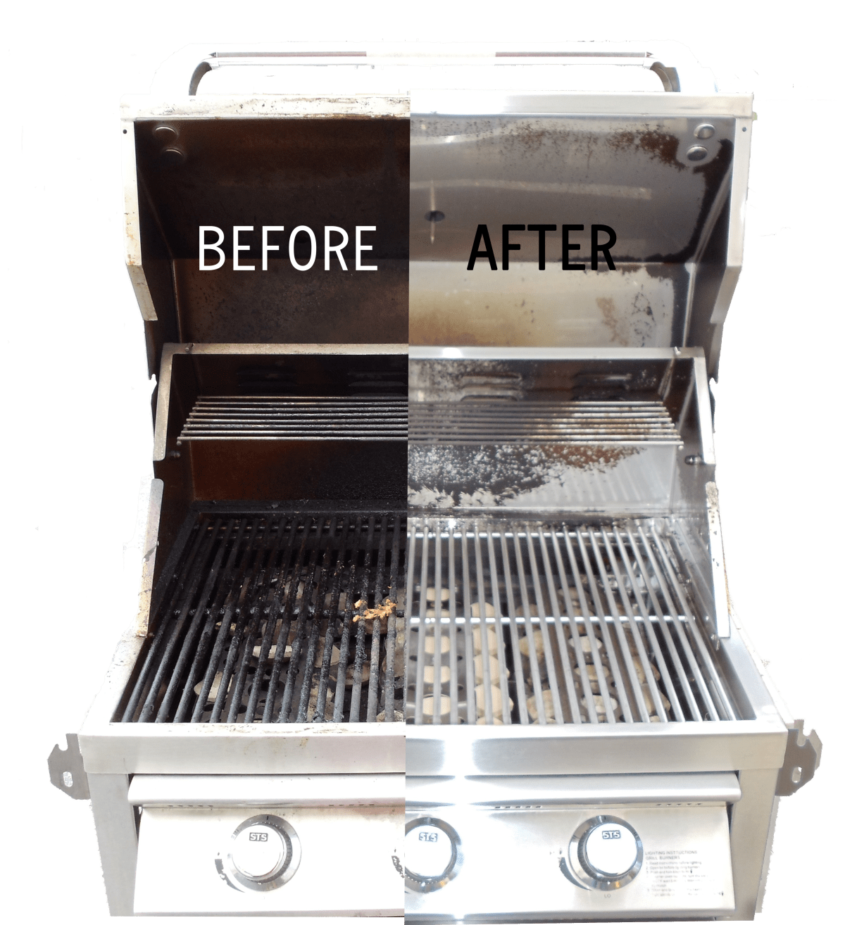 baking soda paste on stainless steel