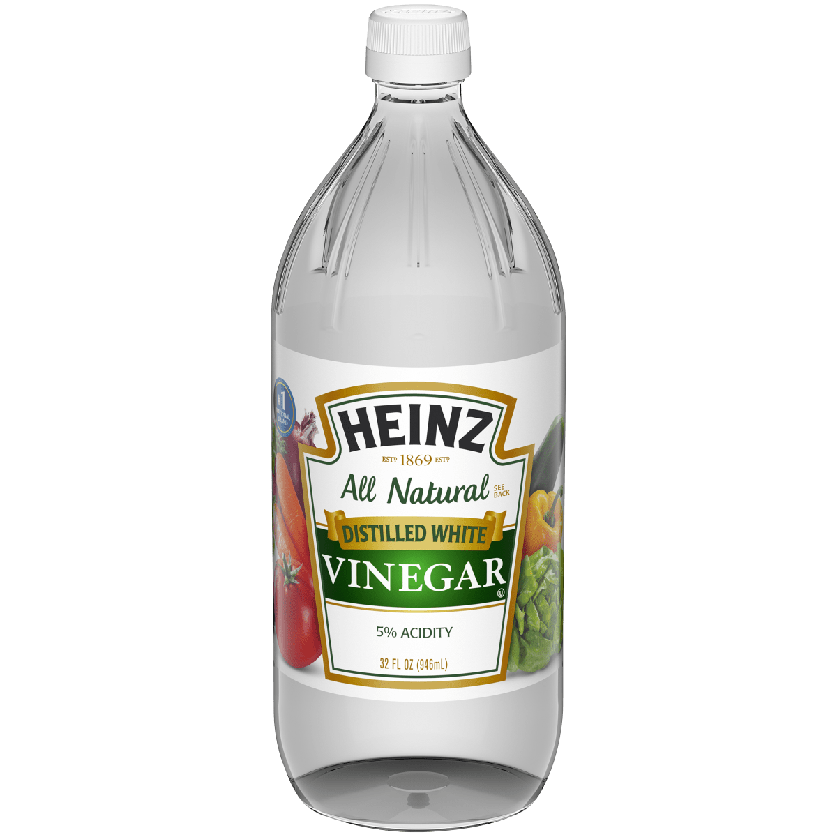 white vinegar bottle