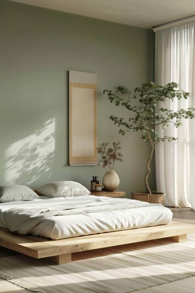minimalist zen bedroom