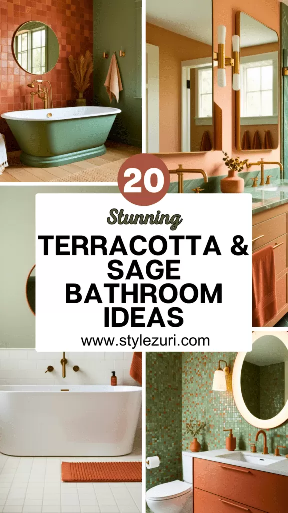 terracotta bathroom decor