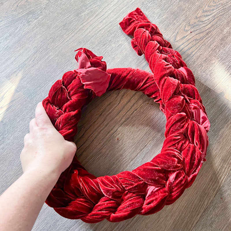 velvet ribbon braid