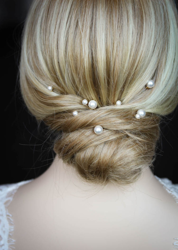 pearl hair pins