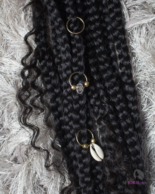 hair rings braid