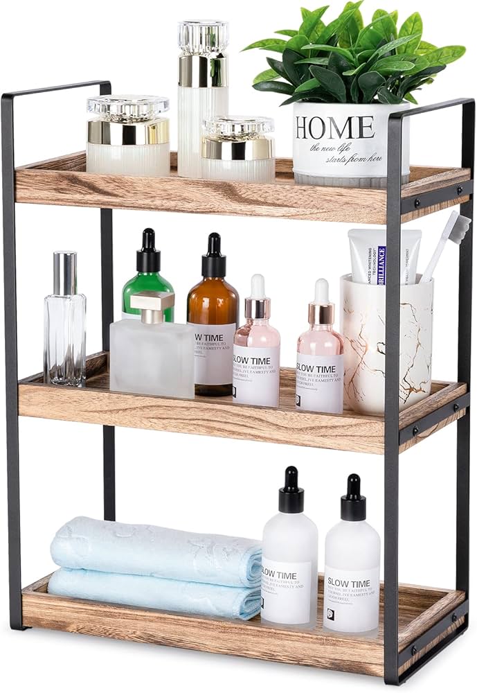 tiered shelf organizer