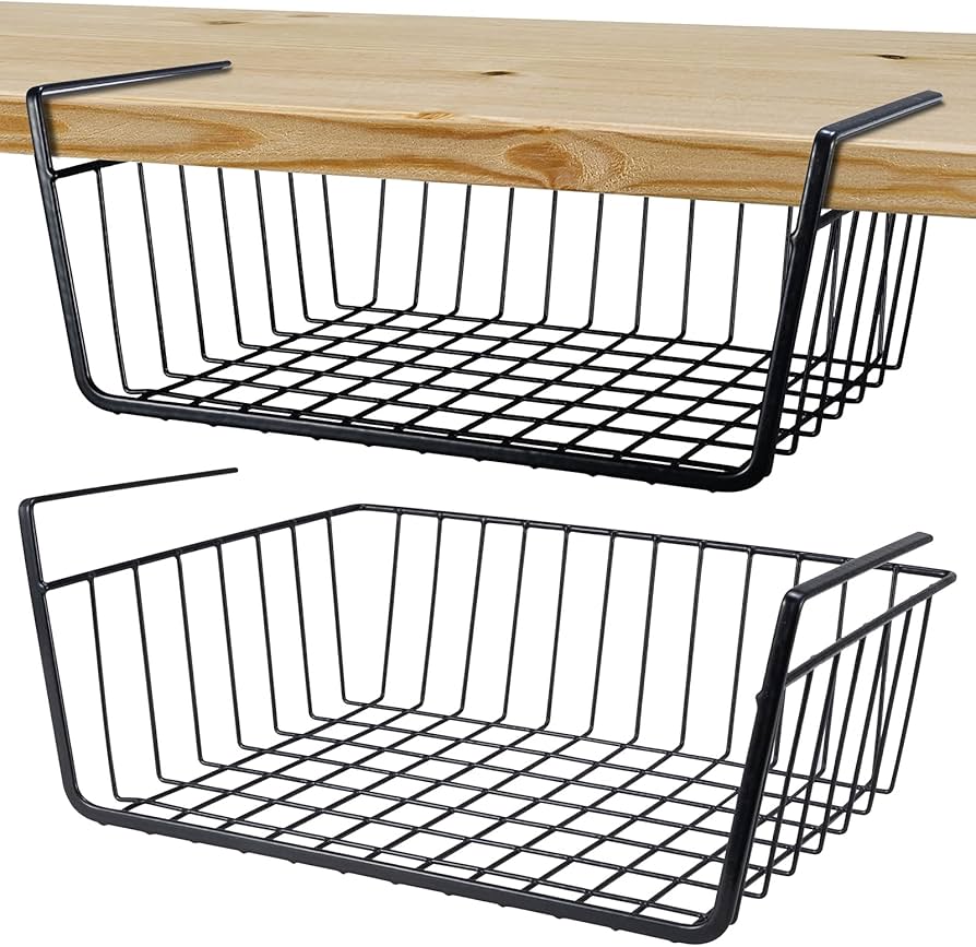 under shelf wire basket