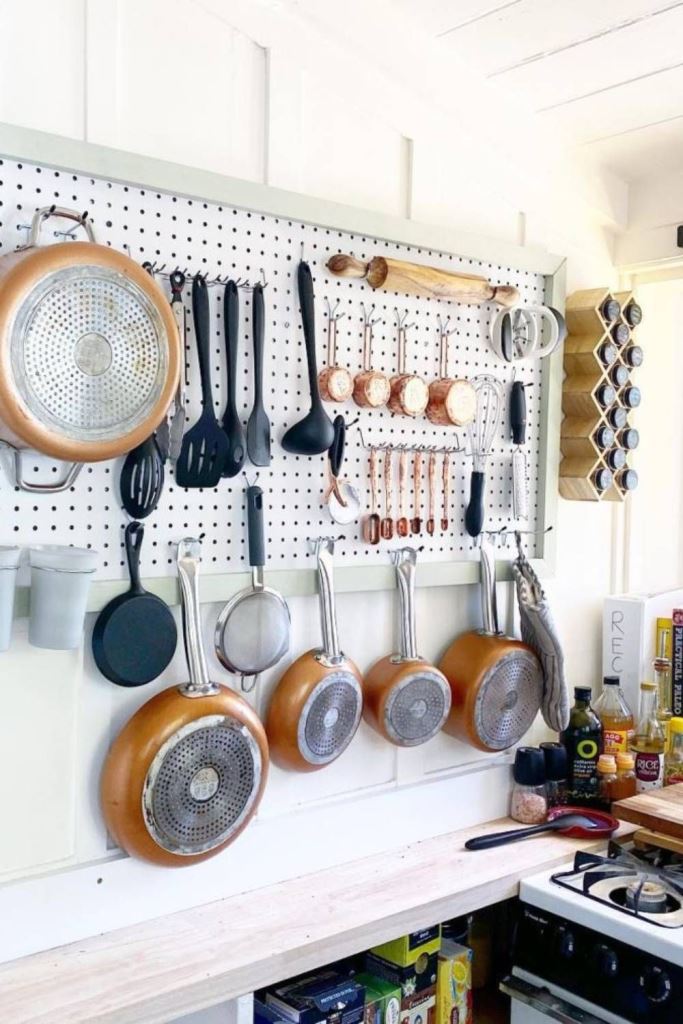 kitchen pegboard
