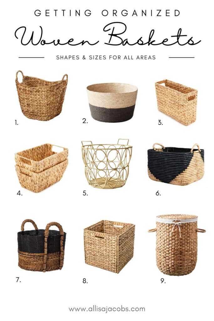 various woven basket styles