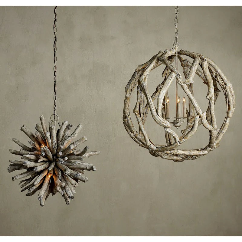 driftwood pendant light