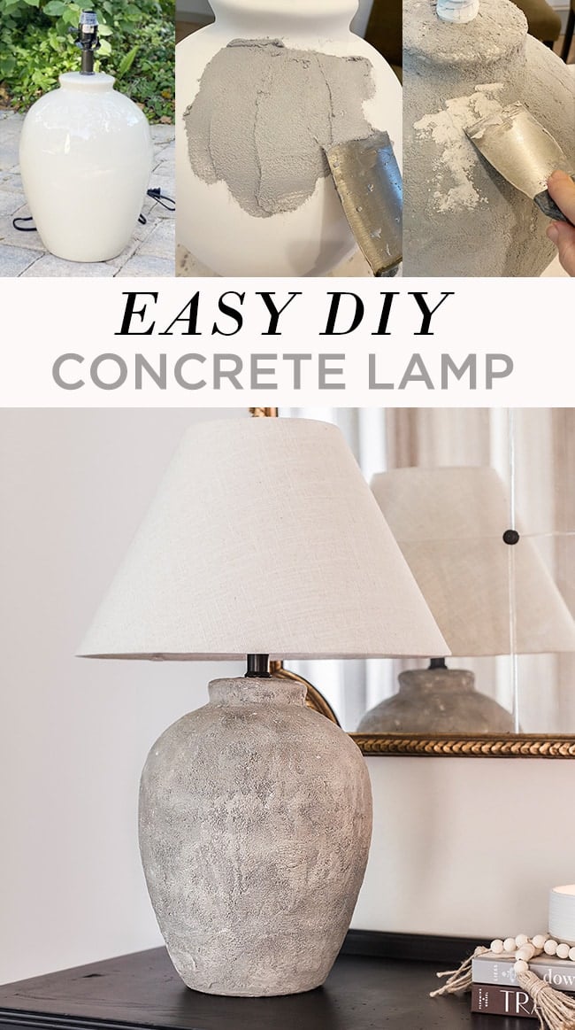 concrete desk lamp