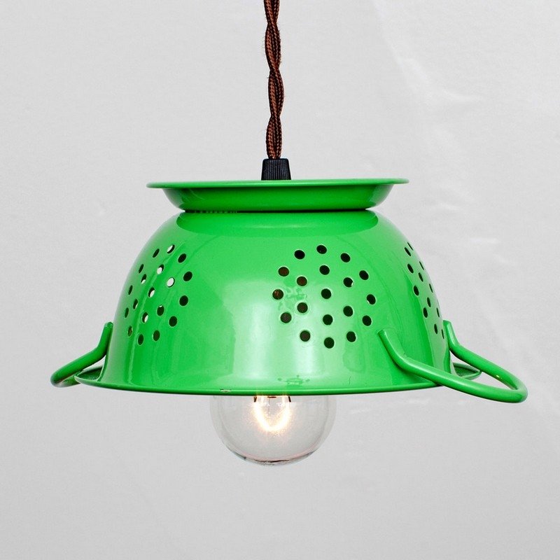 colander pendant light