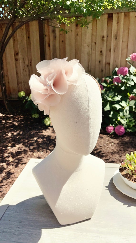 organza-flower-headband