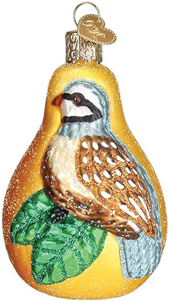 christmas pear ornament