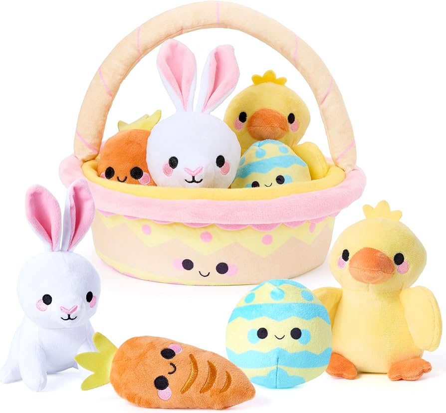 toddler plush toy basket
