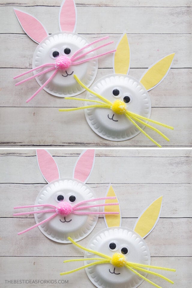paper plate easter craft