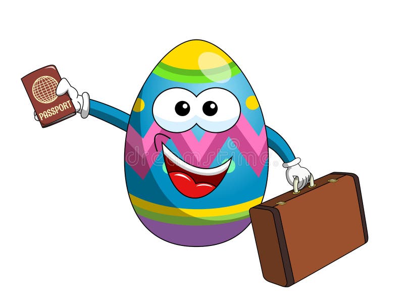 vintage suitcase easter