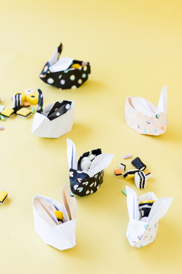 origami easter basket