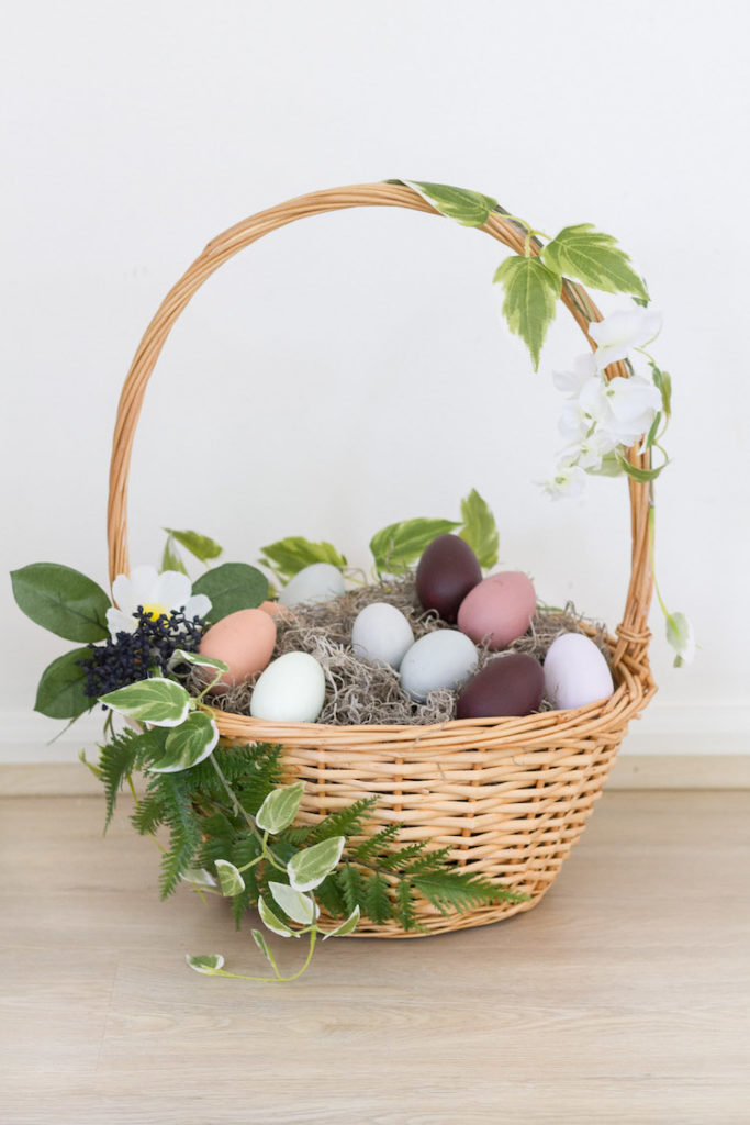 floral easter basket