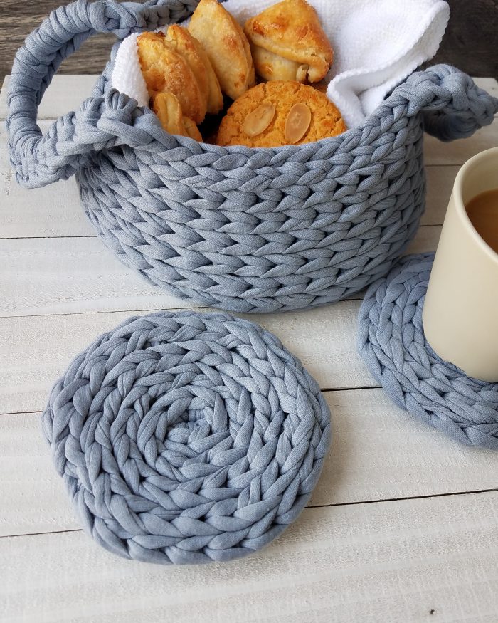 t-shirt yarn basket
