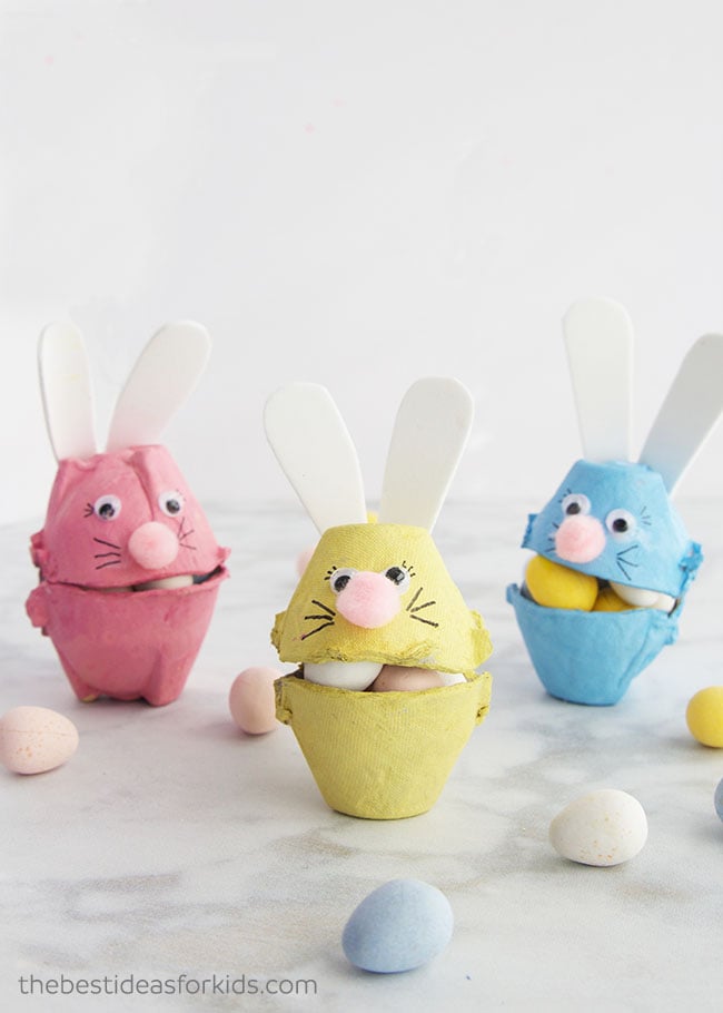 egg carton easter craft