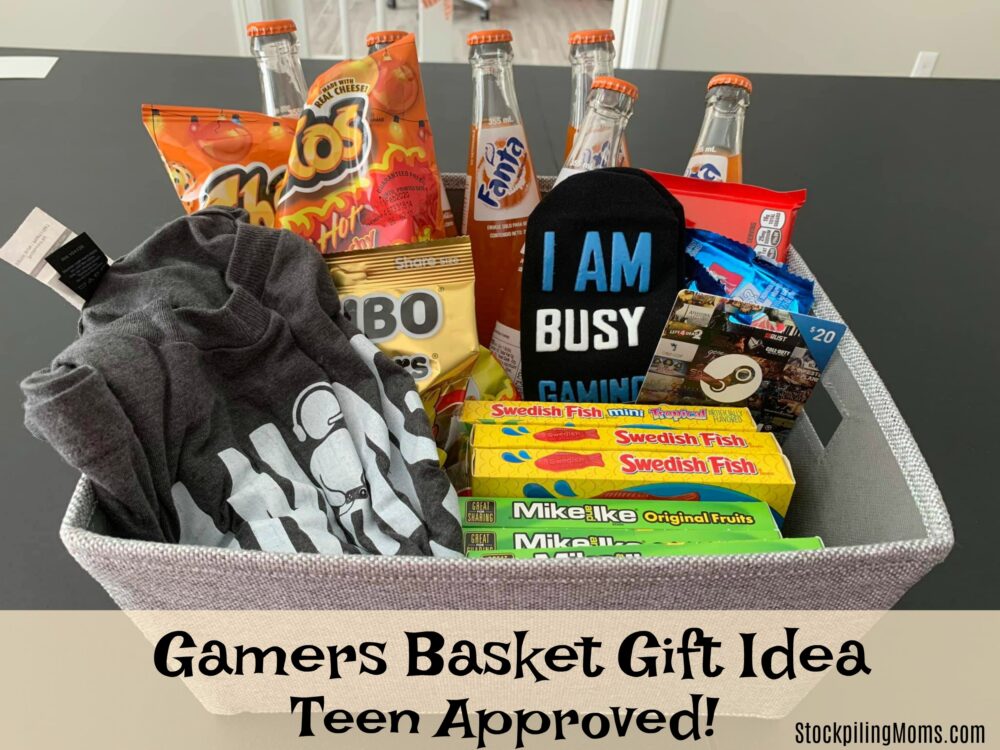 gaming gift basket